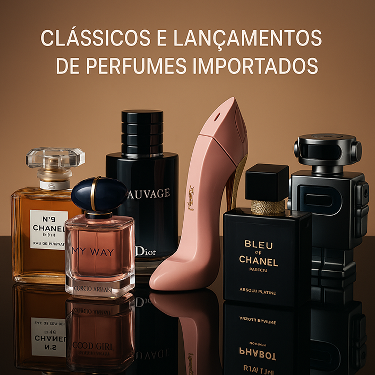 Clássicos e Lançamentos de Perfumes Importados